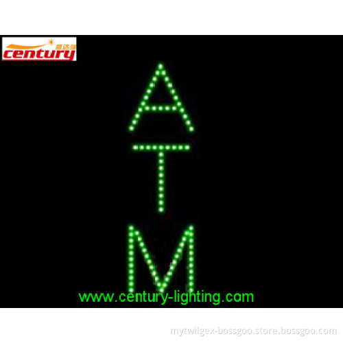 custom wholesale china factory price ATM animated led sign